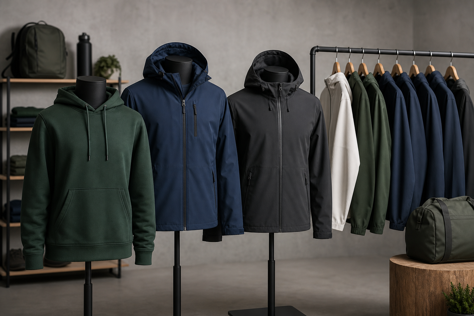 Custom hoodies and sports sets