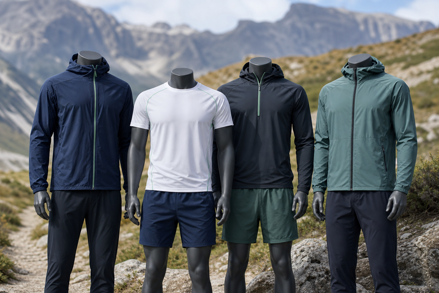 Sportswear and outdoor apparel product categories