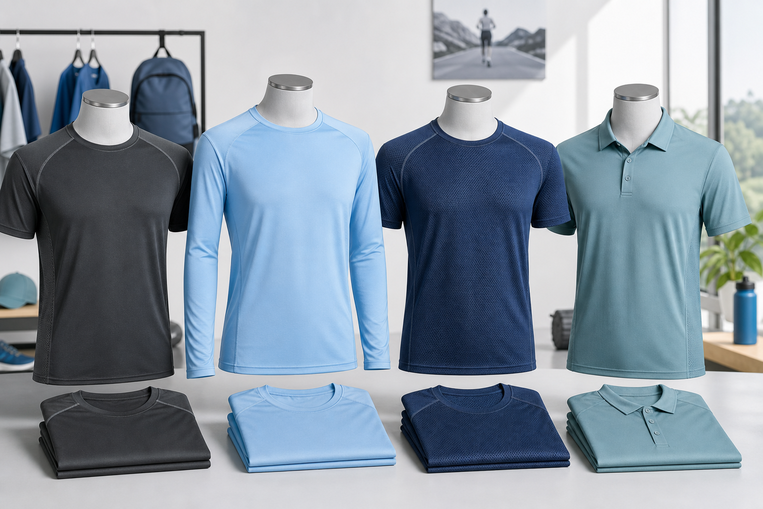 Quick dry sports shirt manufacturer